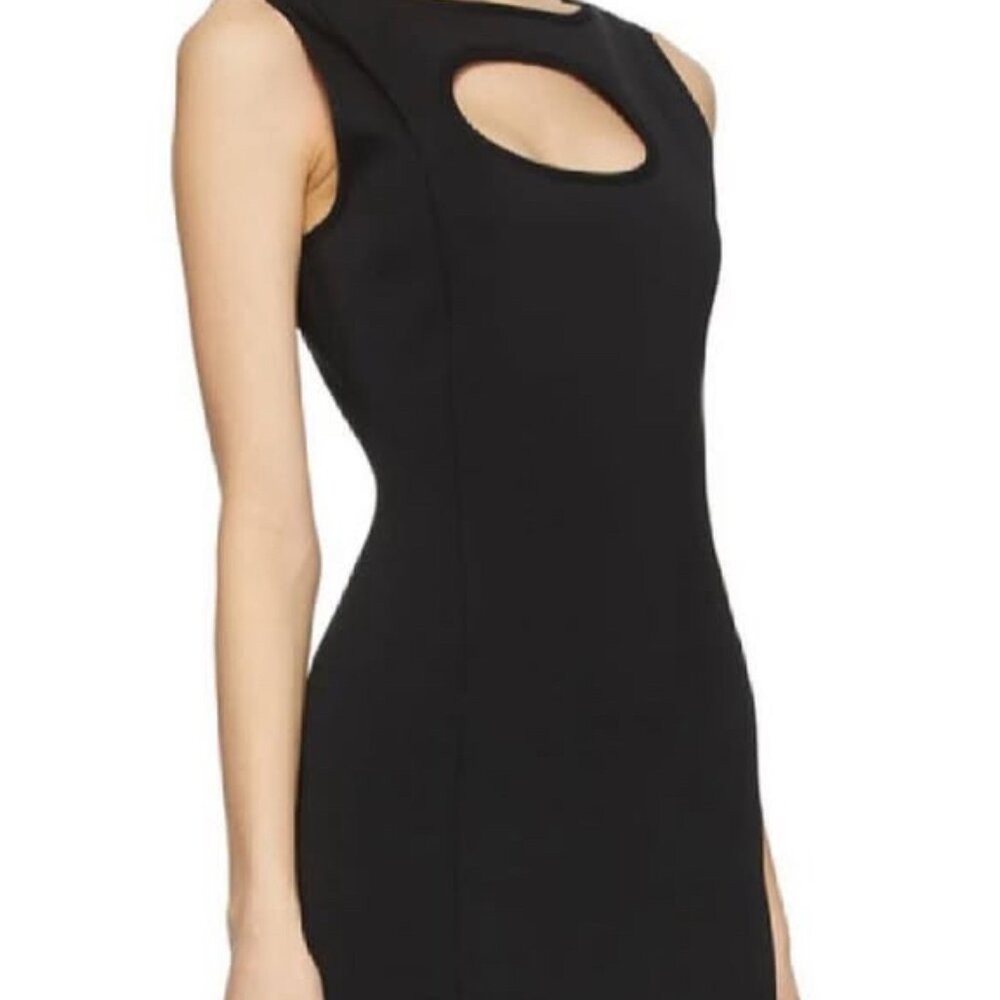 Givenchy Paris Cutout Bodycon Dress | Sculpted Knit | Black